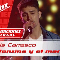 Así es Luis Carrasco, el pintor que la rompió en La Voz Argentina pero ¡no fue seleccionado!