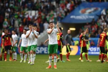 Euro 2016: Belgium 3 - Ireland 0; the best images of the game