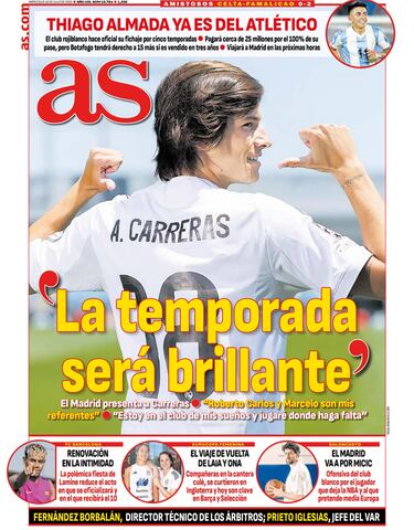 Las portadas de AS de julio