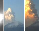 Así amanece el Volcán Popocatépetl; registra actividad intensa