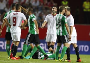 Considerado el derbi más caliente de España. El partido ha tenido años de parón cuando alguno de los dos equipos ha estado en Segunda División. Dos aficiones apasionadas que viven el fútbol como una religión. 