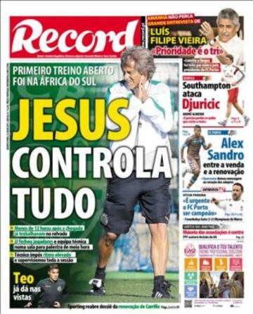 Portadas de la prensa deportiva