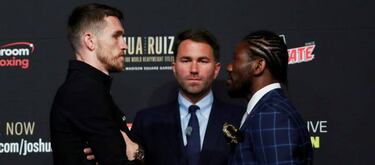 El Joshua 'm¨¢s militar' debuta en EE UU ante Andy Ruiz