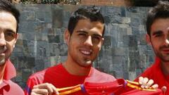 Los atléticos ya posan en Colombia con La Roja