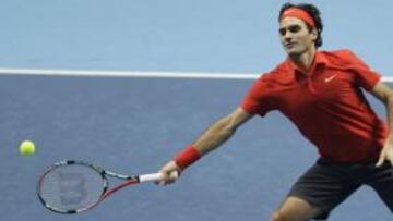 <b>SUPERIOR. </b>Federer dejó el primer set encarrilado con un 4-0 en sólo 14 minutos. Fue mejor que Ferrer.