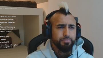 Arturo Vidal y su reacción sobre Lucas González