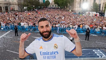 Benzema y el madridismo creen en la remontada.