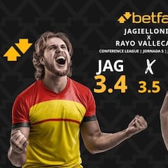 Jagiellonia Białystok vs. Rayo Vallecano: horario, dónde ver, pronósticos y clasificación