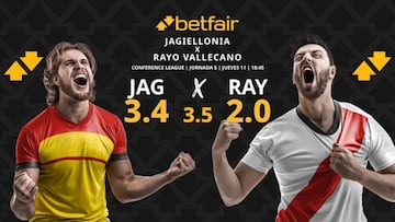 Jagiellonia Białystok vs. Rayo Vallecano: horario, dónde ver, pronósticos y clasificación