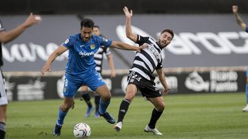 El Fuenlabrada no culminó su reacción en el Cartagonova