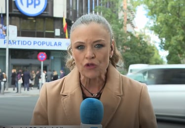 Una reportera de Telecinco sufre un percance en pleno directo: “No puedo hablar”