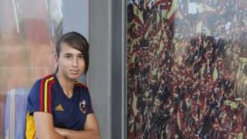 Laura Dom&iacute;nguez, jugadora de la Sub-17 y del Madrid CFF.