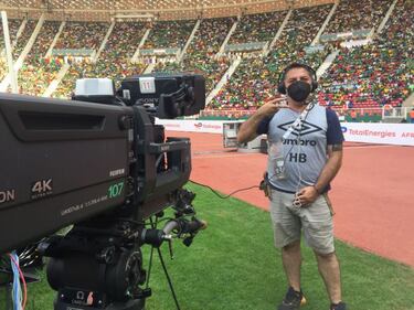 El chileno que trabaja en la Copa África: "Hay mucha pobreza y el Covid no existe"