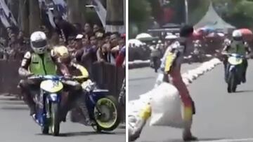 Se venga en plena carrera tras sufrir la acción más sucia que se recuerda