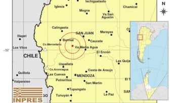 Un terremoto de 6,4 de magnitud hace temblar fuerte diversas zonas de Argentina