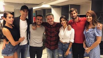 Cristiano Ronaldo y Georgina Rodr&iacute;guez estuvieron junto a J Balvin en su concierto en Madrid.