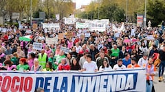 Manifestaciones por la vivienda: movilizaciones en 40 ciudades españolas contra el precio de la vivienda