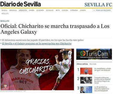 Así reaccionó el mundo ante el fichaje de Chicharito con LA Galaxy