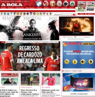 Portadas de la prensa extranjera