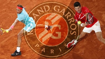 Nadal, Djokovic y Roland Garros: cifras, dinero y Grand Slams