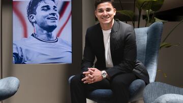 El fichaje estrella de este verano, Julián Álvarez.