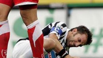 <b>VICTORIA SUFRIDA.</b> Alessandro Del Piero ha visto como los jugadores de la Triestina han vendido muy cara su derrota.