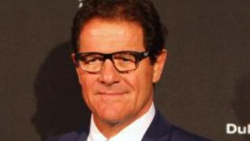 Fabio Capello en los Globe Soccer de Dubai