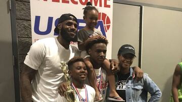 El sueño de LeBron, un poco más cerca: su hijo, campeón nacional