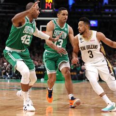 Brown y Tatum se reparten el trabajo de los Celtics