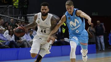 El partido entre el Real Madrid y el Movistar Estudiantes que se disputó en mayo de 2019.