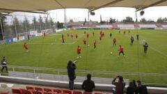 Cholo Simeone blinda la sesión monográfica sobre la táctica