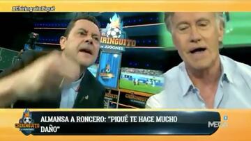 Roncero se lo deja claro a Piqué: "Te quedas a defender a España como un hombre"