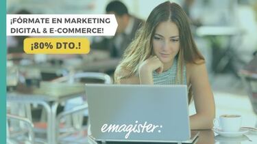 Un mster online en Comercio Electrnico y Marketing Digital, con un 80% de descuento