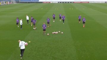 Cristiano afina puntería... ¡contra un 'staff' del cuerpo técnico!