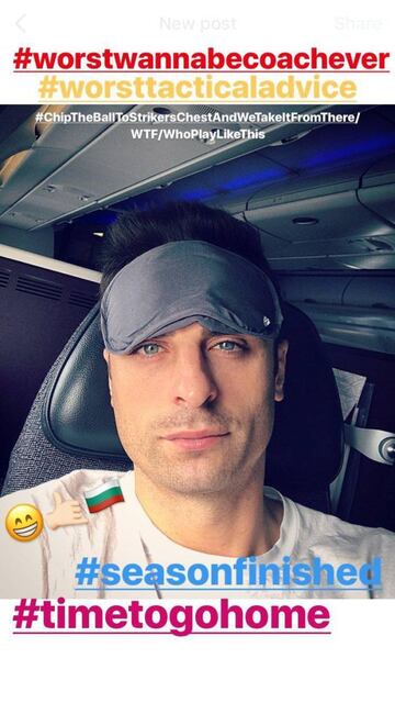 El delantero búlgaro del Kerala Blasters de India, Dimitar Berbatov.