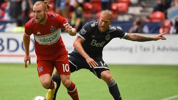 Katai, en un partido con Chicago Fire.