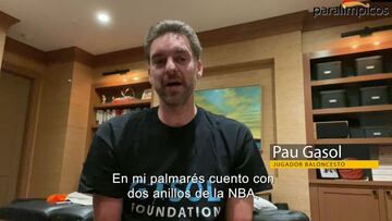 Pau Gasol interviene en un v&iacute;deo para pedir m&aacute;s inclusi&oacute;n e igualdad para los deportistas paral&iacute;mpicos en el D&iacute;a Internacional de la Discapacidad.