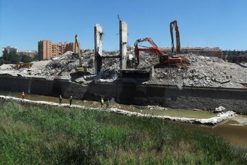 Atlético Madrid's stadium finally demolished: The last days of the Vicente Calderón