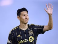 El delantero surcoreano bromeó sobre la final de MLS Cup en su regreso al Tottenham Stadium para ser homenajeado por el conjunto de los Spurs.