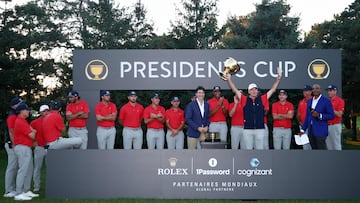 Which team has won the most Presidents Cups? List of winners year by year