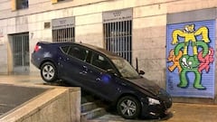 Las escaleras ‘trampa’ de Madrid donde encallan taxis y VTC