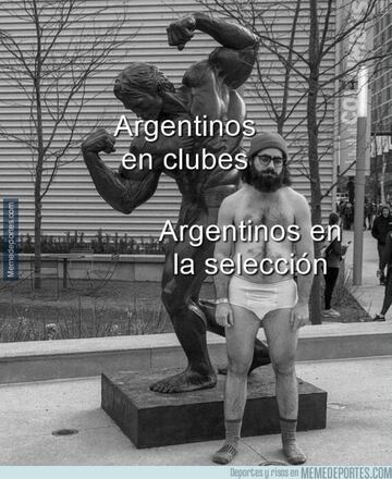 Messi, protagonista de los memes de los partidos internacionales