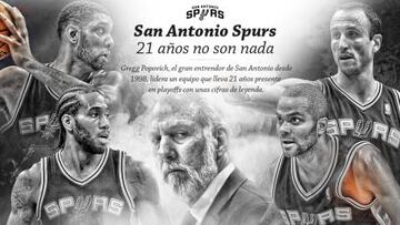 San Antonio Spurs: 21 a?os no son nada.