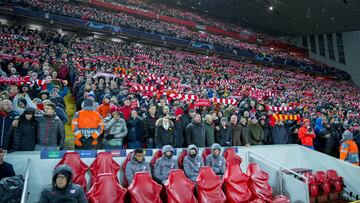 Seguidores en el Liverpool-Atl&eacute;tico del 11 de marzo. 