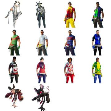 Todas las skins y estilos nuevos del parche 22.40 de Fortnite