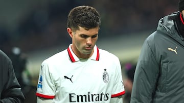 Pulisic no estará en el último juego del 2024 para el Milan
