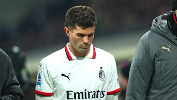 Pulisic no estará en el último juego del 2024 para el Milan