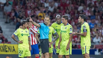 Jorge Molina fue expulsado en el primer partido del Getafe de la temporada 2019-2020, ante el Atlético