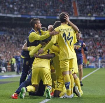 1-1. Gerard celebró el tanto del empate.