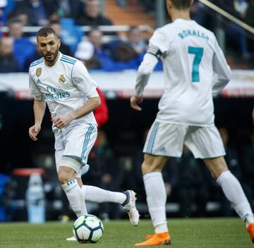 Karim Benzema and Cristiano Ronaldo.